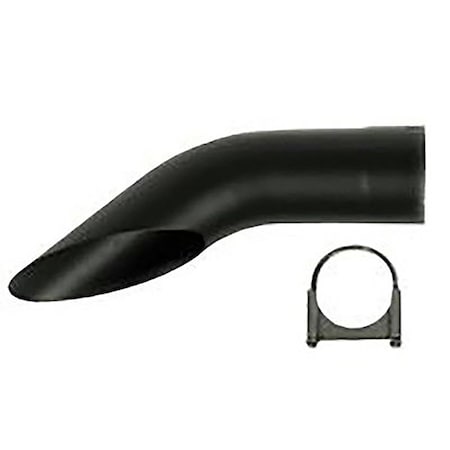 Universal Fit 412 Curved Exhaust Extender With Clamp For Tractors